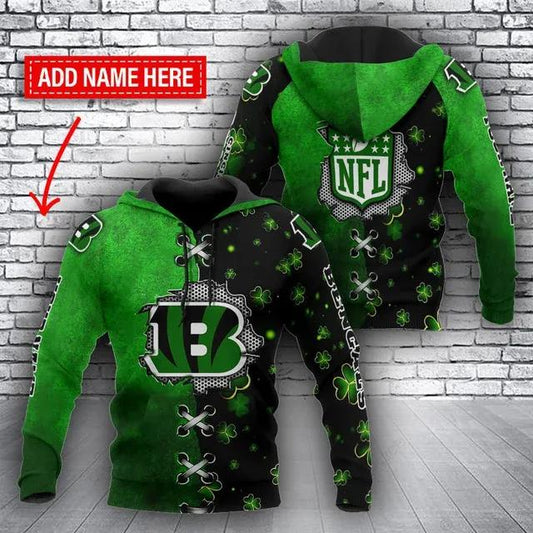 NFL Cincinnati Bengals Personalized 3D Hoodie 10, NFL Hoodie Moonbestprint