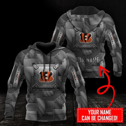 NFL Cincinnati Bengals Personalized 3D Hoodie 12, NFL Hoodie Moonbestprint
