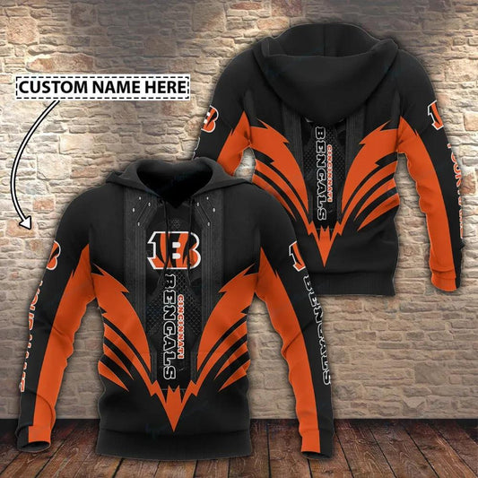 NFL Cincinnati Bengals Personalized 3D Hoodie 15, NFL Hoodie Moonbestprint