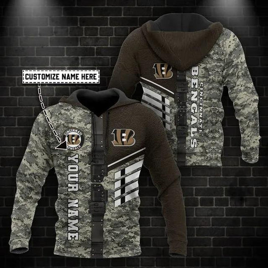 NFL Cincinnati Bengals Personalized 3D Hoodie 5, NFL Hoodie Moonbestprint