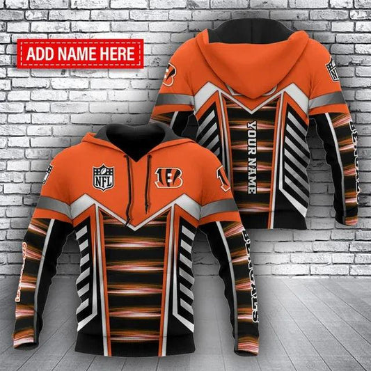 NFL Cincinnati Bengals Personalized 3D Hoodie 6, NFL Hoodie Moonbestprint