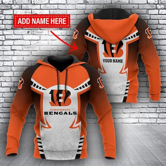 NFL Cincinnati Bengals Personalized 3D Hoodie 7, NFL Hoodie Moonbestprint