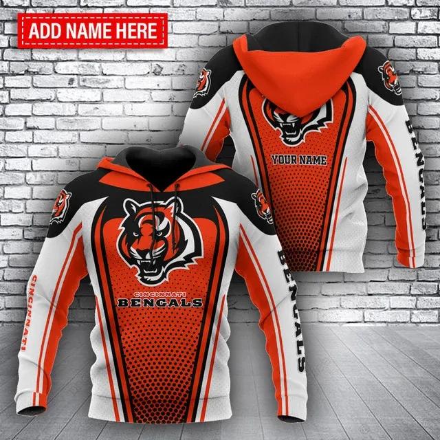 NFL Cincinnati Bengals Personalized 3D Hoodie 8, NFL Hoodie Moonbestprint