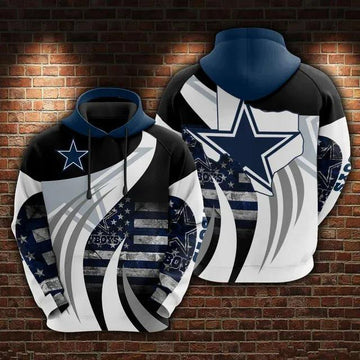 NFL Dallas Cowboys 3D Hoodie 10, NFL Hoodie Moonbestprint