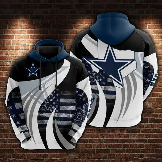 NFL Dallas Cowboys 3D Hoodie 10, NFL Hoodie Moonbestprint