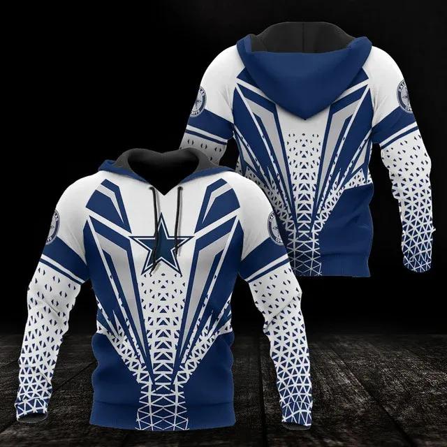 NFL Dallas Cowboys 3D Hoodie 12, NFL Hoodie Moonbestprint