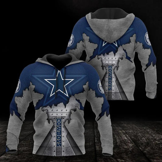 NFL Dallas Cowboys 3D Hoodie 14, NFL Hoodie Moonbestprint