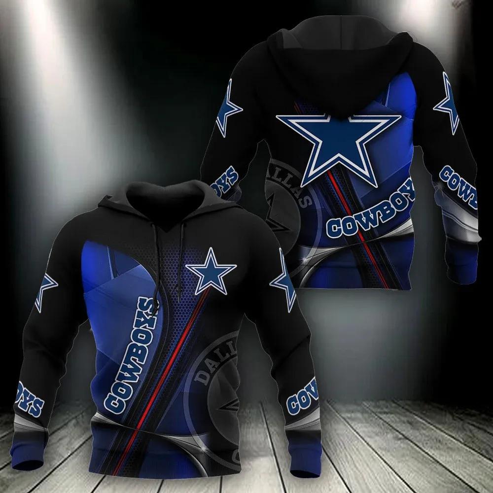 NFL Dallas Cowboys 3D Hoodie 17, NFL Hoodie Moonbestprint