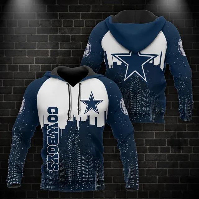 NFL Dallas Cowboys 3D Hoodie 18, NFL Hoodie Moonbestprint
