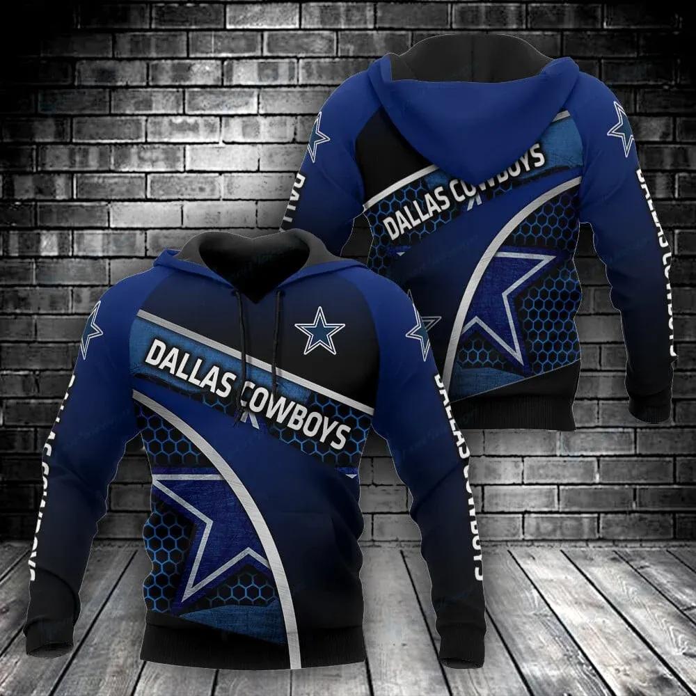 NFL Dallas Cowboys 3D Hoodie 19, NFL Hoodie Moonbestprint