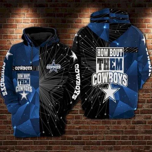 NFL Dallas Cowboys 3D Hoodie 2, NFL Hoodie Moonbestprint