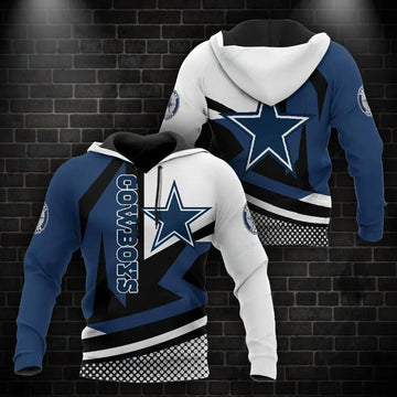 NFL Dallas Cowboys 3D Hoodie 20, NFL Hoodie Moonbestprint