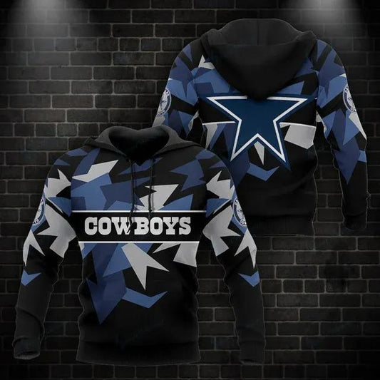 NFL Dallas Cowboys 3D Hoodie 27, NFL Hoodie Moonbestprint