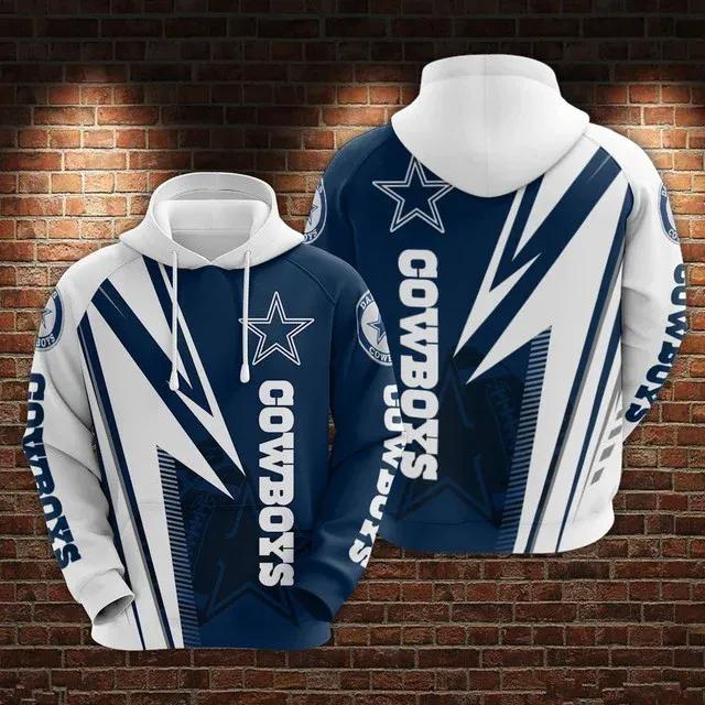 NFL Dallas Cowboys 3D Hoodie  28, NFL Hoodie Moonbestprint