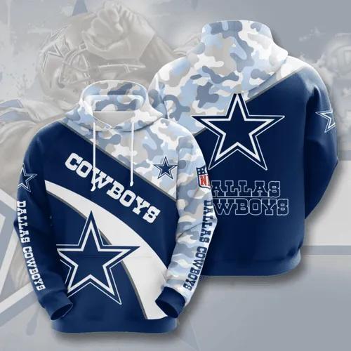NFL Dallas Cowboys 3D Hoodie 3, NFL Hoodie Moonbestprint