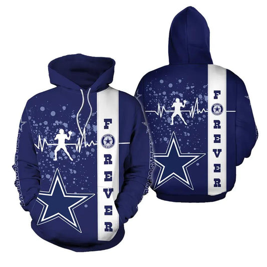 NFL Dallas Cowboys 3D Hoodie 30, NFL Hoodie Moonbestprint