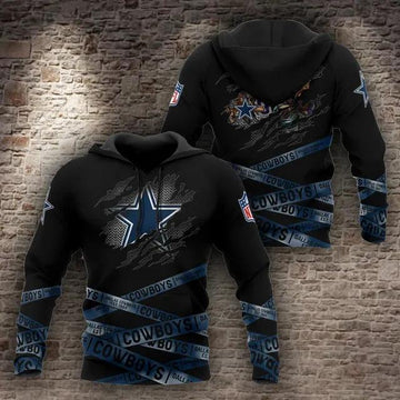 NFL Dallas Cowboys 3D Hoodie 6, NFL Hoodie Moonbestprint