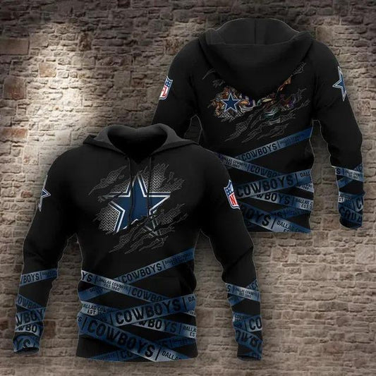 NFL Dallas Cowboys 3D Hoodie 6, NFL Hoodie Moonbestprint