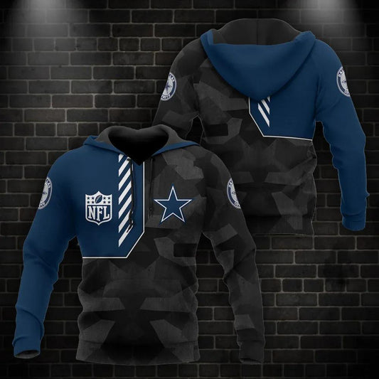 NFL Dallas Cowboys 3D Hoodie 7, NFL Hoodie Moonbestprint