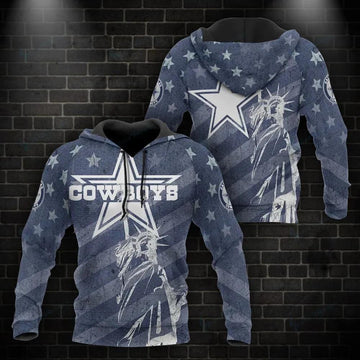 NFL Dallas Cowboys American Flag 3D Hoodie 5, NFL Hoodie Moonbestprint