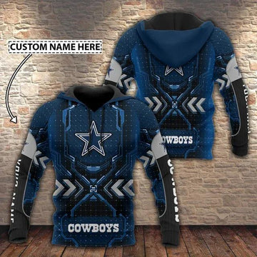NFL Dallas Cowboys Personalized 3D Hoodie 2, NFL Hoodie Moonbestprint