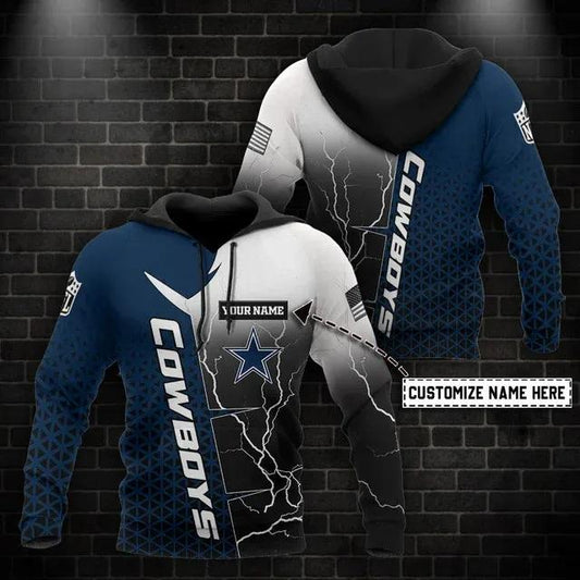 NFL Dallas Cowboys Personalized 3D Hoodie 3, NFL Hoodie Moonbestprint