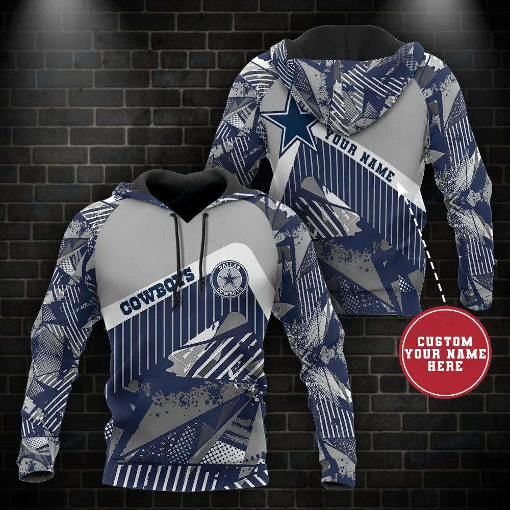 NFL Dallas Cowboys Personalized 3D Hoodie 6, NFL Hoodie Moonbestprint