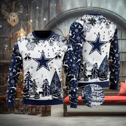 NFL Dallas Cowboys Special Christmas Ugly Sweater, NFL Chritsmas Sweater Moonbestprint