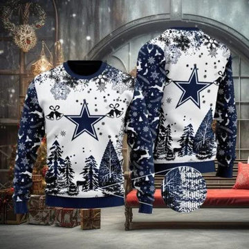 NFL Dallas Cowboys Special Christmas Ugly Sweater, NFL Chritsmas Sweater Moonbestprint