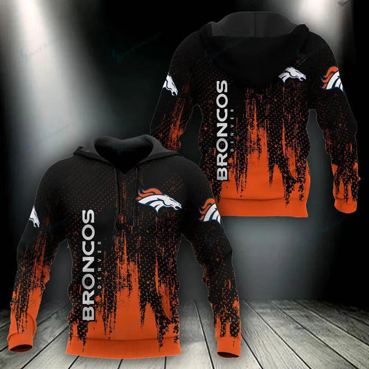 NFL Denver Broncos 3D Hoodie 10, NFL Hoodie Moonbestprint