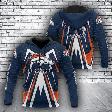 NFL Denver Broncos 3D Hoodie 11, NFL Hoodie Moonbestprint
