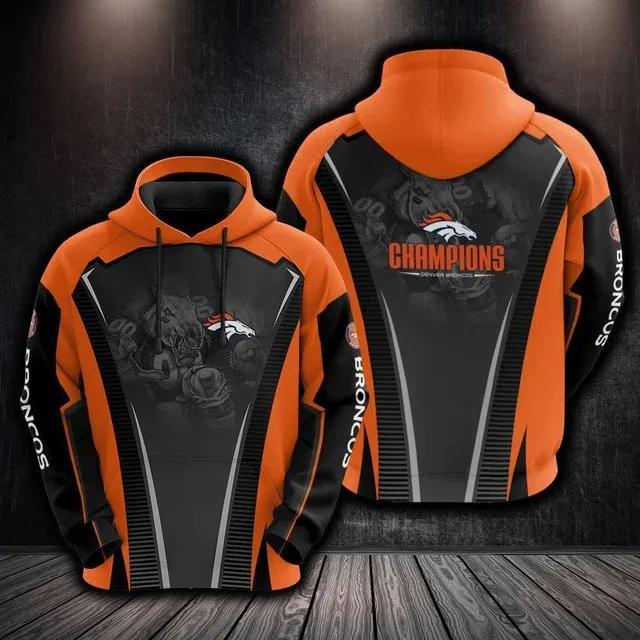 NFL Denver Broncos 3D Hoodie 12, NFL Hoodie Moonbestprint