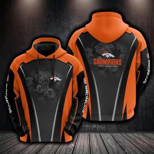 NFL Denver Broncos 3D Hoodie 12, NFL Hoodie Moonbestprint
