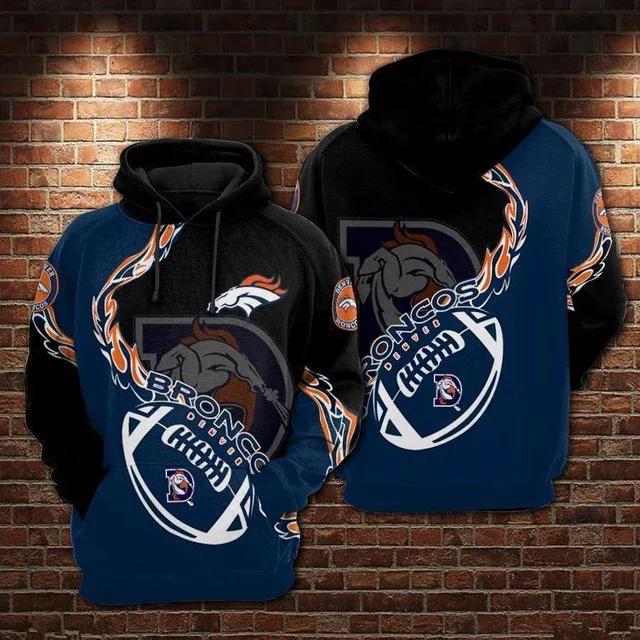 NFL Denver Broncos 3D Hoodie 14, NFL Hoodie Moonbestprint