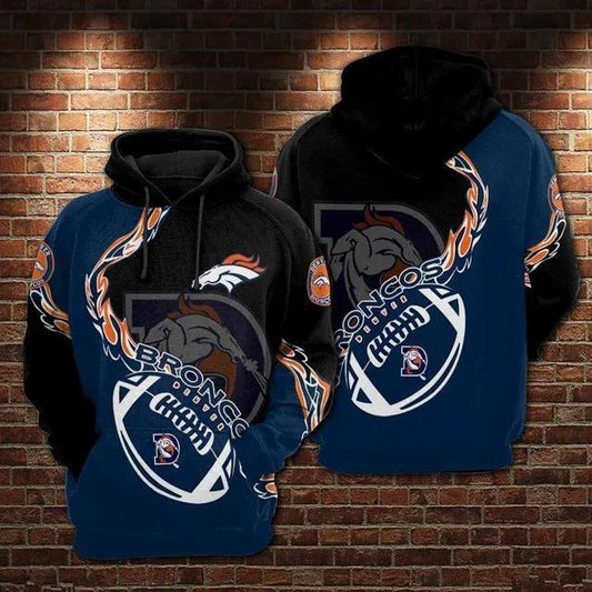 NFL Denver Broncos 3D Hoodie 14, NFL Hoodie Moonbestprint