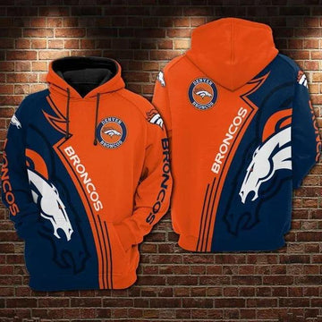 NFL Denver Broncos 3D Hoodie 5, NFL Hoodie Moonbestprint
