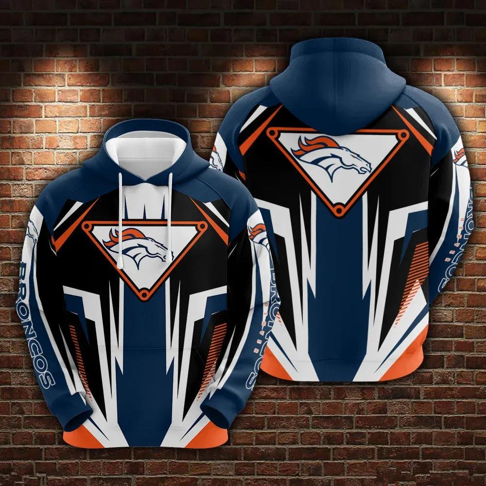 NFL Denver Broncos 3D Hoodie 7, NFL Hoodie Moonbestprint