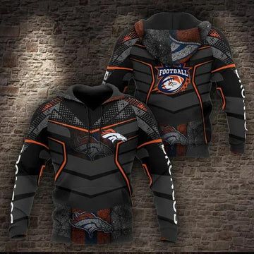 NFL Denver Broncos 3D Hoodie 8, NFL Hoodie Moonbestprint