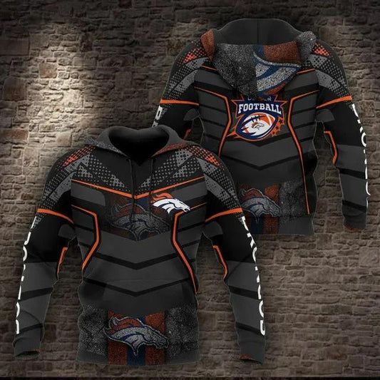 NFL Denver Broncos 3D Hoodie 8, NFL Hoodie Moonbestprint