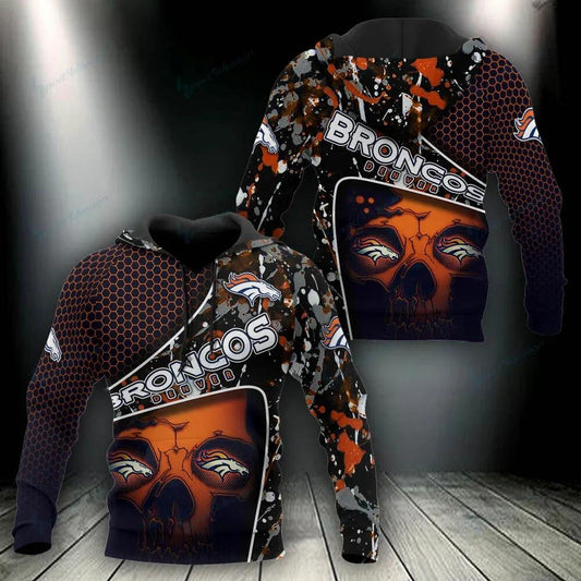 NFL Denver Broncos 3D Hoodie 9, NFL Hoodie Moonbestprint