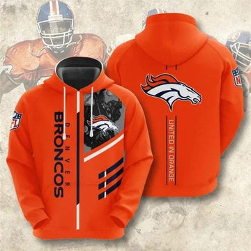 NFL Denver Broncos 3D Hoodie, NFL Hoodie Moonbestprint
