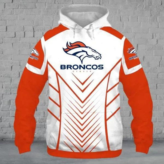 NFL Denver Broncos Logo 3D Hoodie 8, NFL Hoodie Moonbestprint