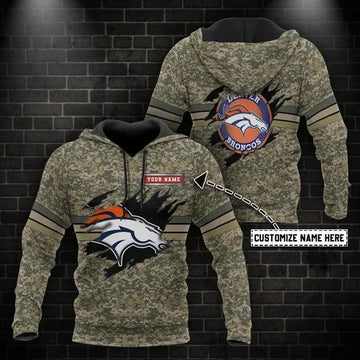 NFL Denver Broncos Personalized 3D Hoodie 3, NFL Hoodie Moonbestprint