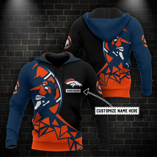 NFL Denver Broncos Personalized 3D Hoodie 6, NFL Hoodie Moonbestprint