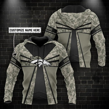 NFL Denver Broncos Personalized 3D Hoodie 7, NFL Hoodie Moonbestprint