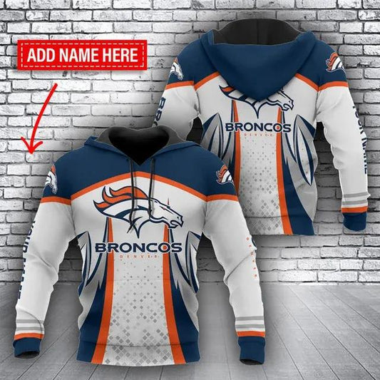 NFL Denver Broncos Personalized 3D Hoodie 8, NFL Hoodie Moonbestprint