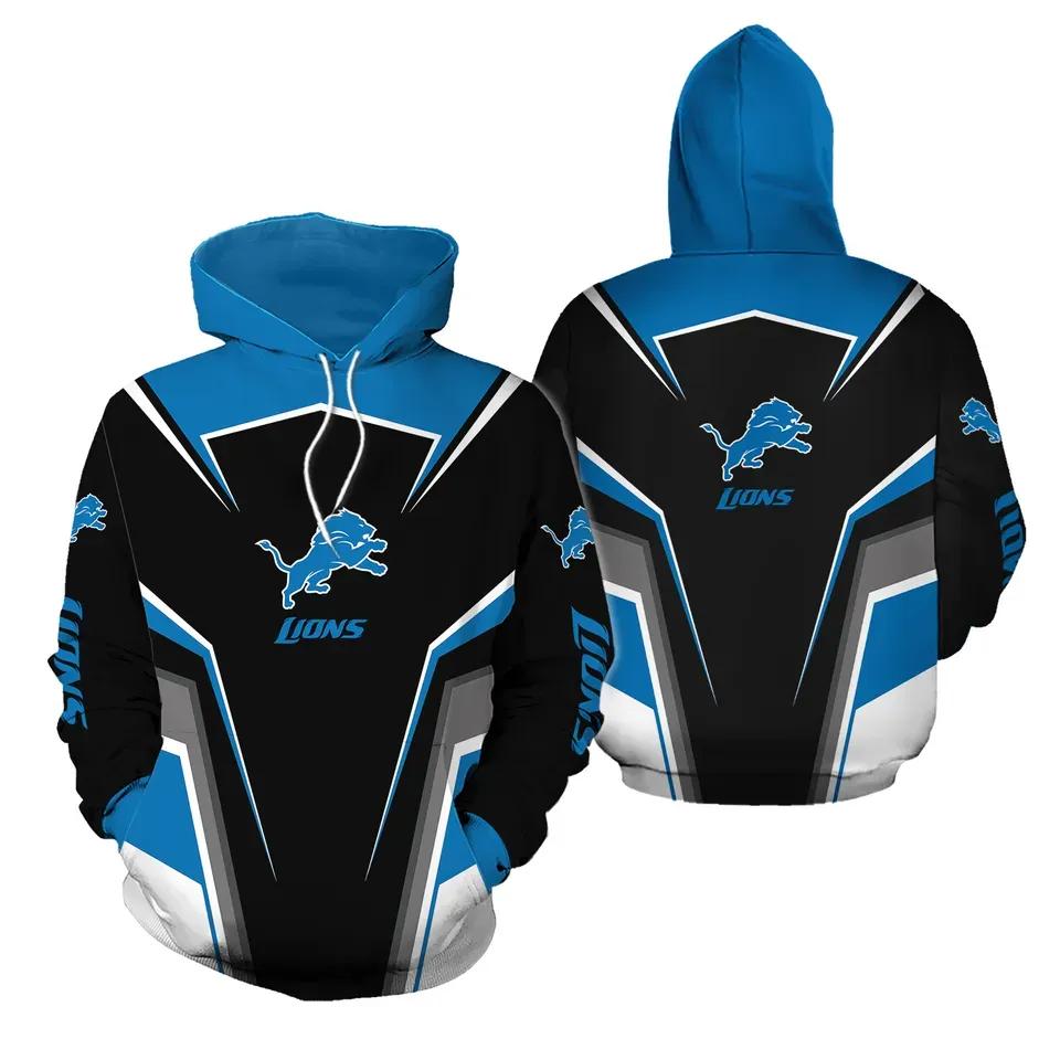 NFL Detroit Lions 3D Hoodie 11, NFL Hoodie Moonbestprint
