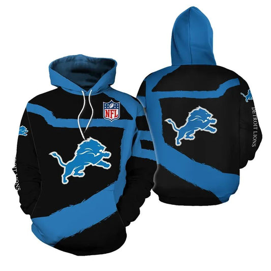 NFL Detroit Lions 3D Hoodie 12, NFL Hoodie Moonbestprint