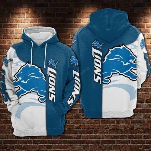 NFL Detroit Lions 3D Hoodie 2, NFL Hoodie Moonbestprint