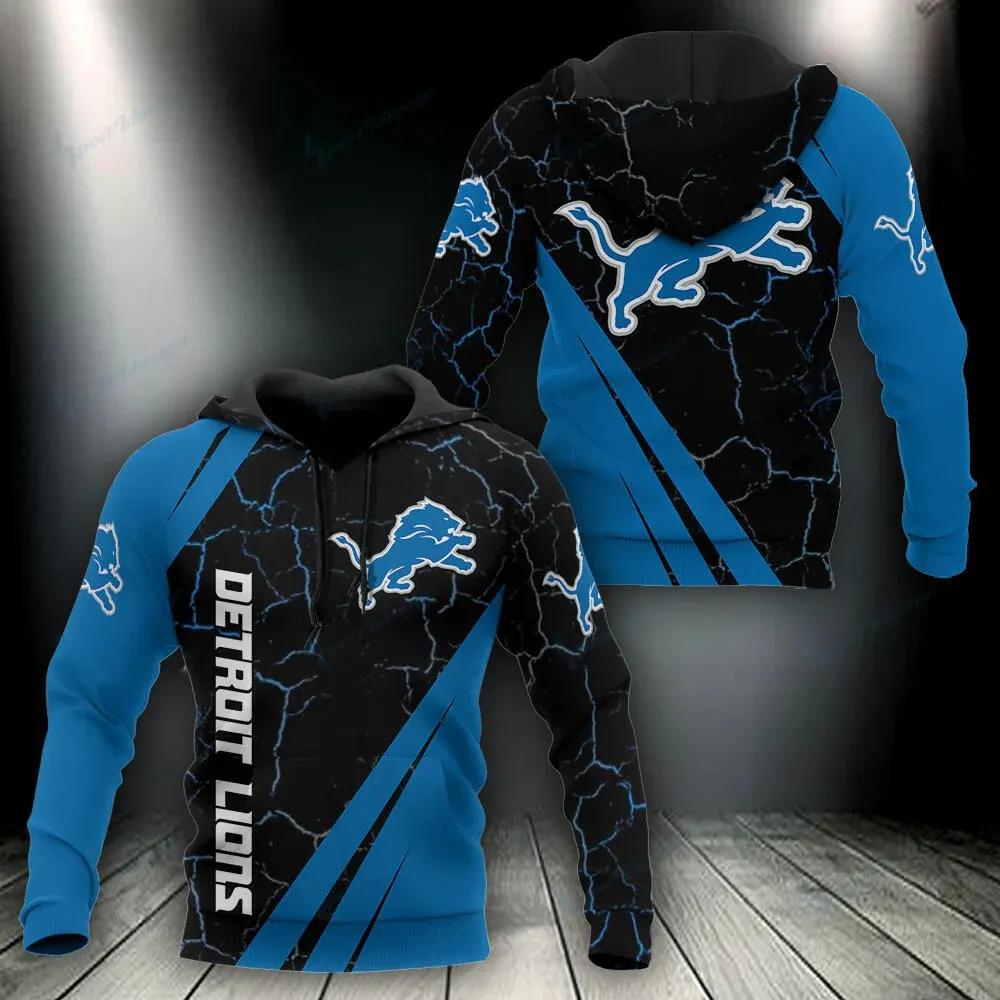 NFL Detroit Lions 3D Hoodie 4, NFL Hoodie Moonbestprint